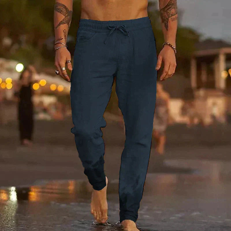 JAX | PANTALONI CASUAL IN LINO