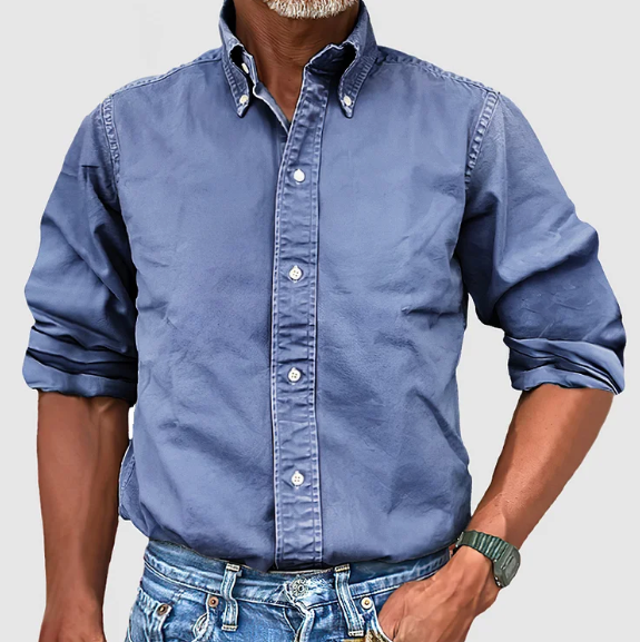 ALVARO : CAMICIA A MANICHE LUNGHE DI TENDENZA